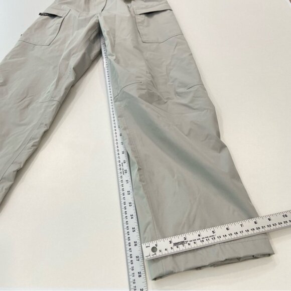 NWT WetSkins Waterproof Cargo Rain Pants Small Beige Hiking Outdoor Travel - Picture 3 of 13